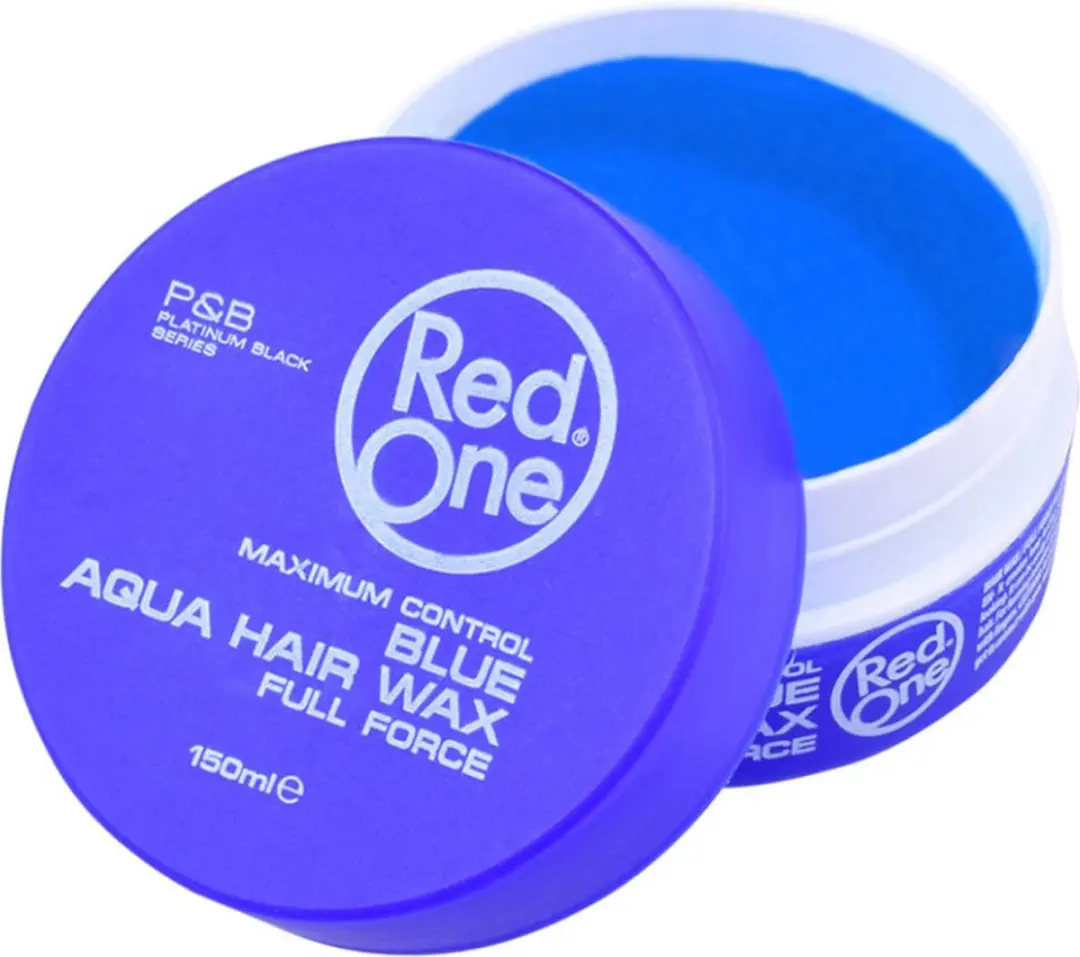 Red One Aqua Hair Wax - Blauw - 3 Stuks
