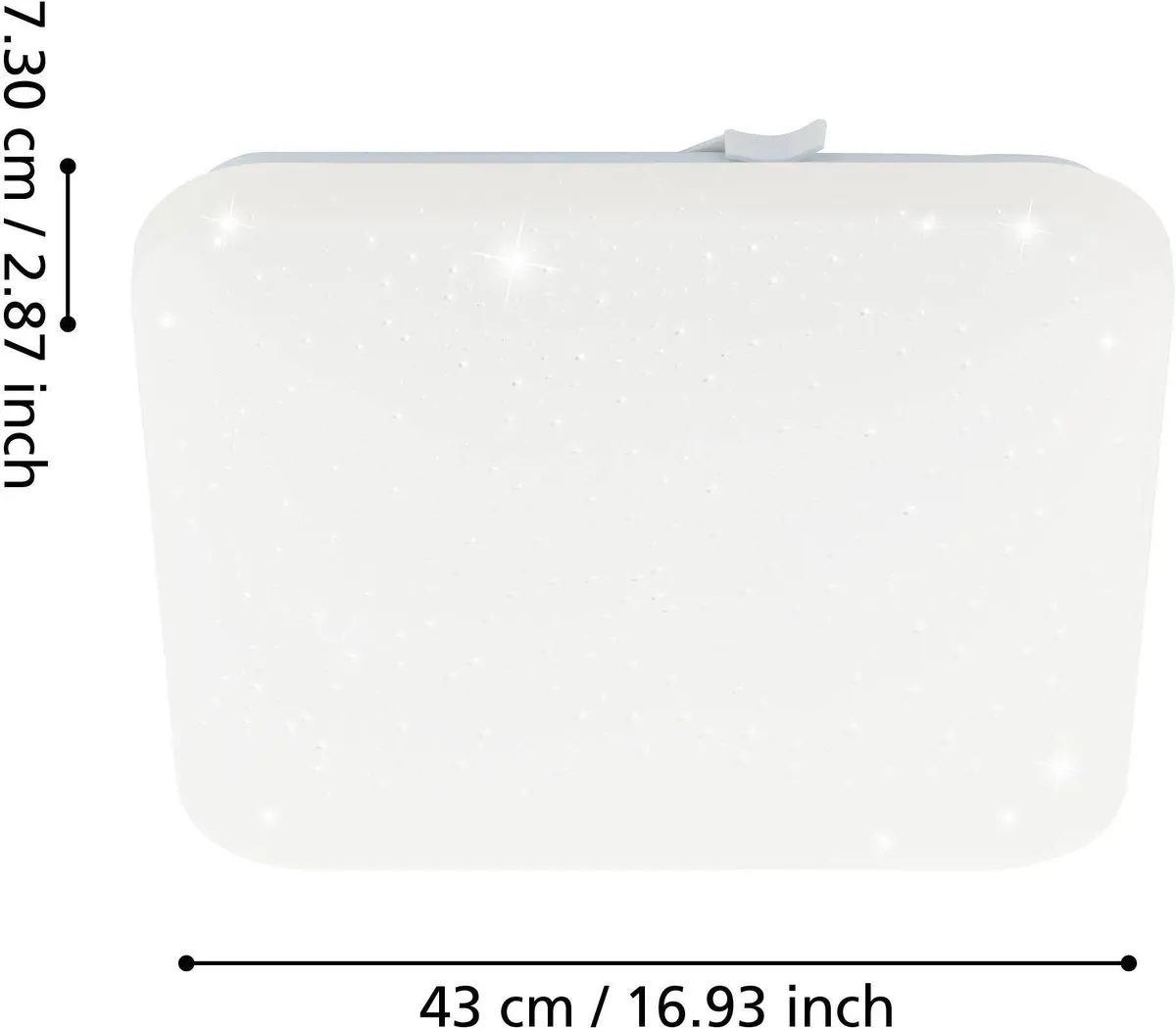 Eglo Frania-s Plafondlamp LED 43cm - 6 Lichtpunten - Wit - afbeelding 6 van 6