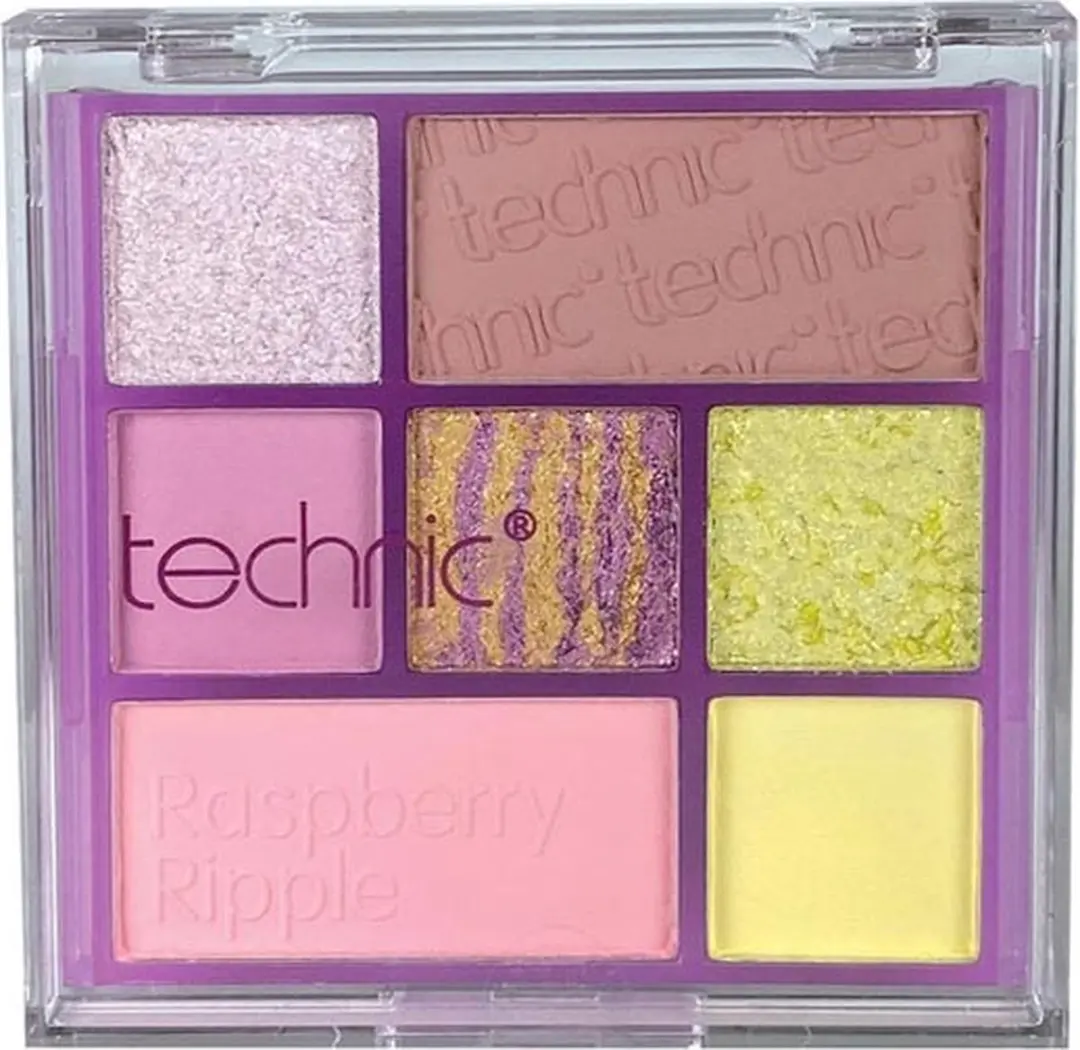 Technic Pressed Pigment Oogschaduw Palette Raspberry Ripple - 6.75g