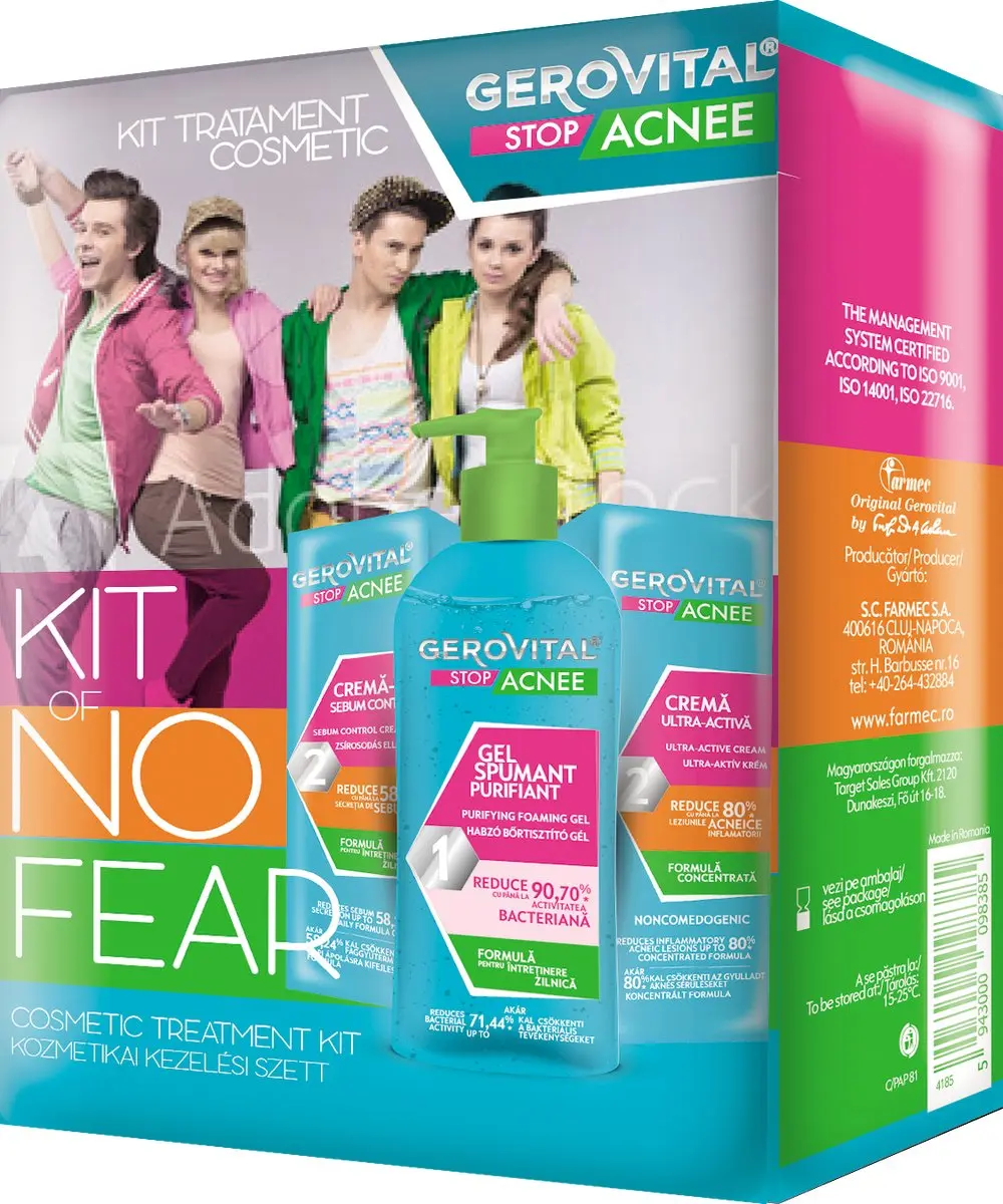 Gerovital Anti-Acne Set 3-delig
