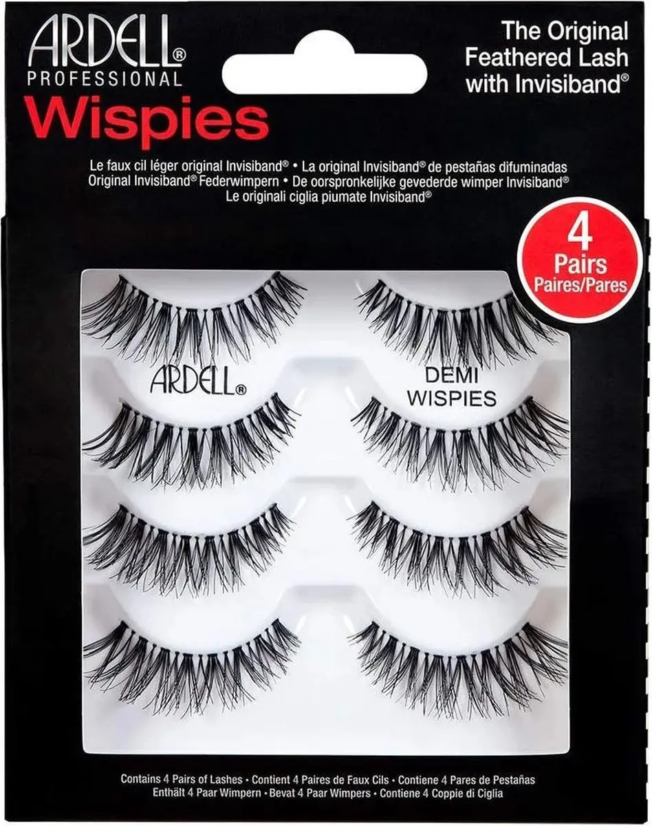 Ardell Demi Wispies Black Kunstwimpers - 4 Paar