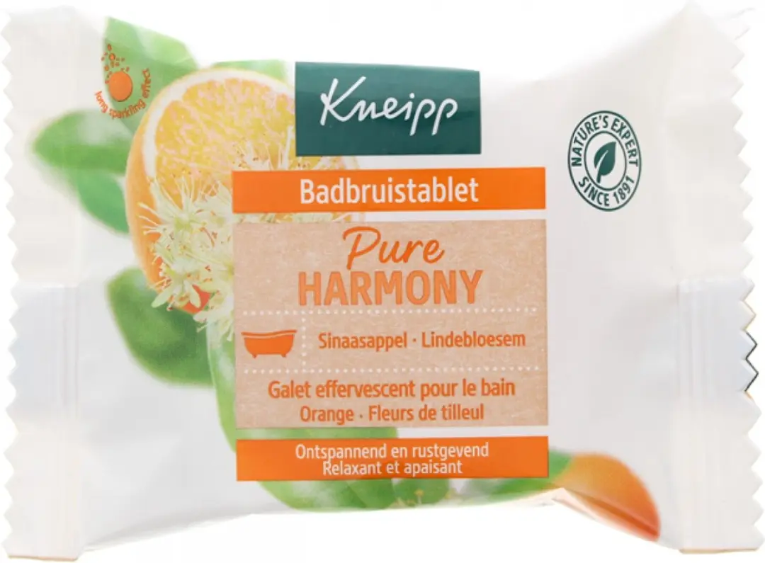 Kneipp Badbruistablet Oranje Lindebloesem - 80ml - afbeelding 6 van 6