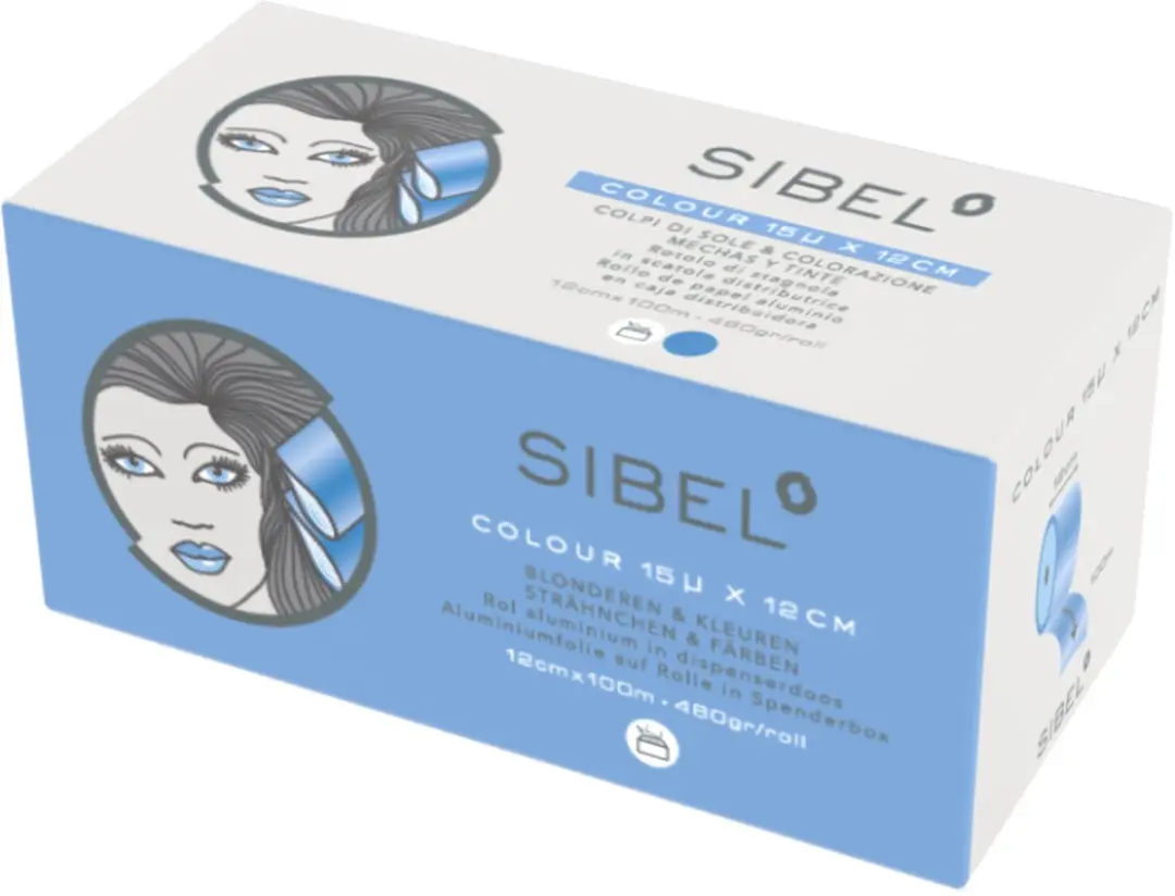 Sibel Aluminiumfolie Blauw 12cm x 100m