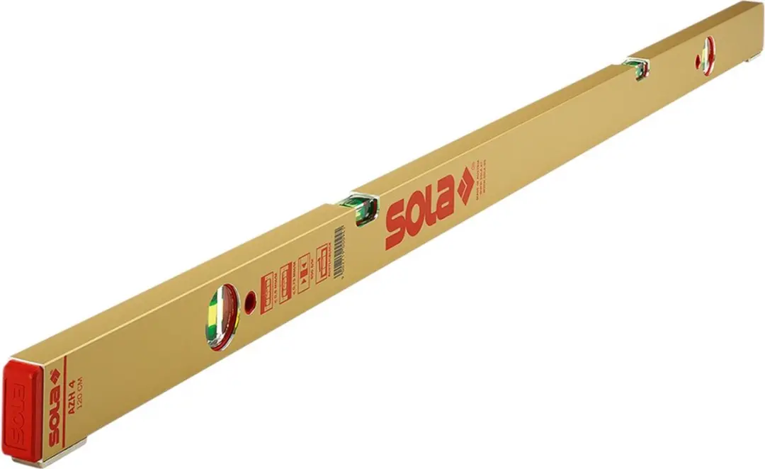 Sola Waterpas 180cm - 4 Libellen - Aluminium