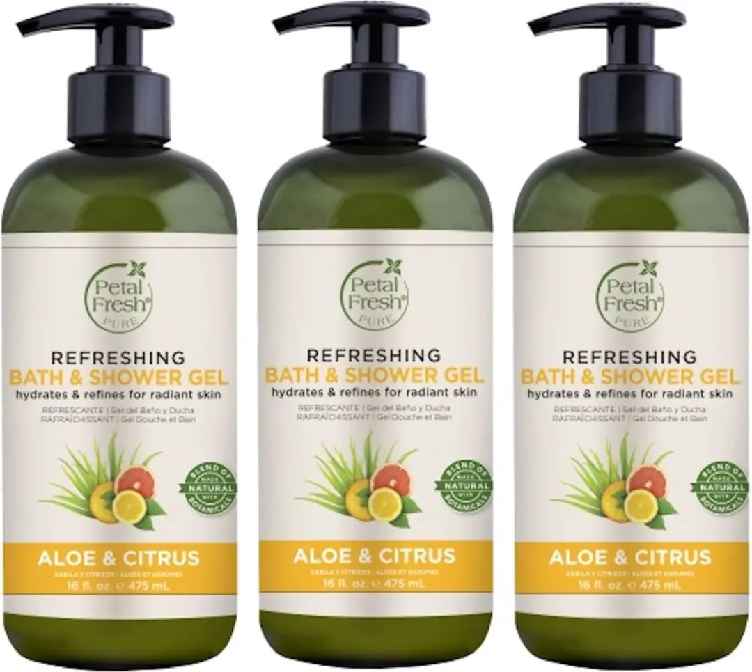 Petal Fresh Aloe & Citrus Douchegel 3x475ml