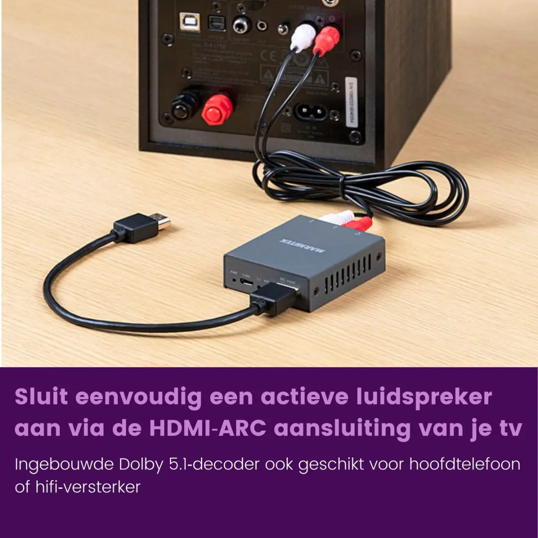 Marmitek Connect ARC13 HDMI Audio Extractor - MPN 25008431