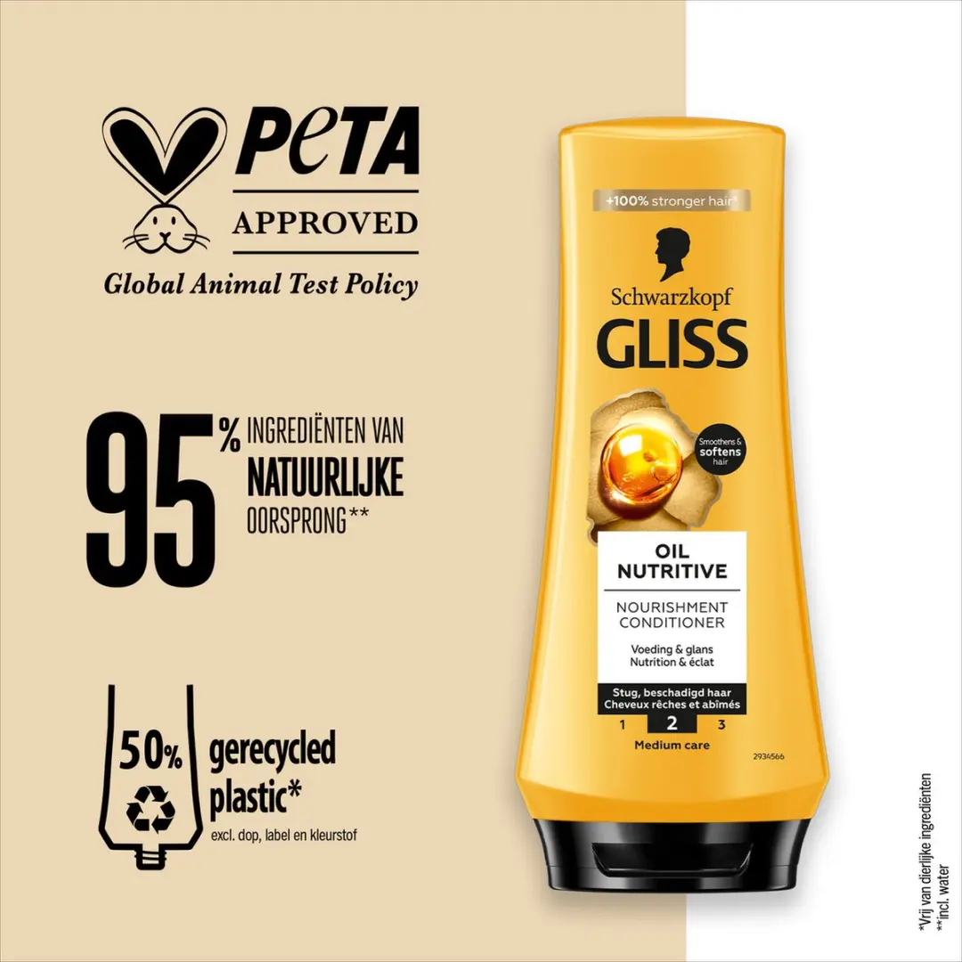 Gliss Oil Nutritive Conditioner 6x200ml