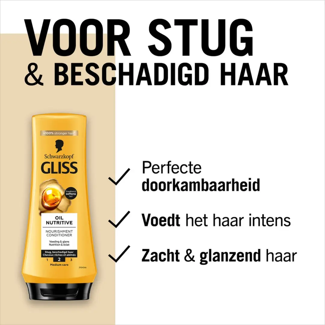 Gliss Oil Nutritive Conditioner 6x200ml
