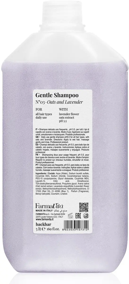 Farmavita Shampoo Back Bar Nº03 - 250ml