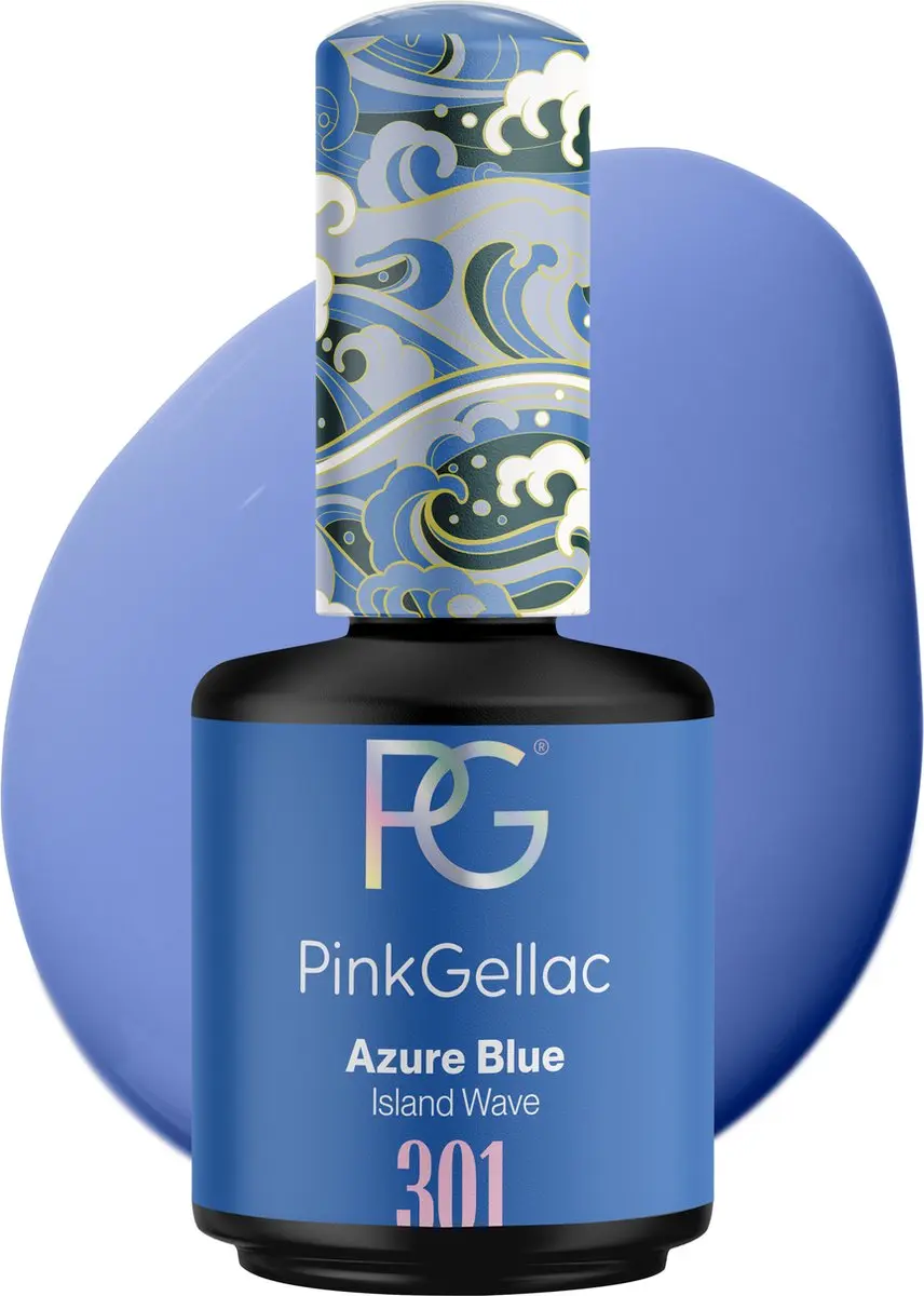 Pink Gellac Azure Blue 301 Gellak 15ml