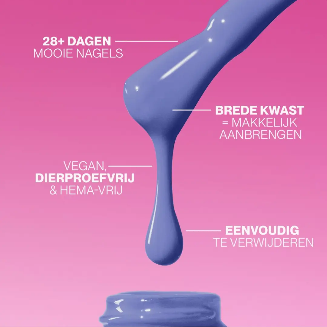 Pink Gellac Azure Blue 301 Gellak 15ml