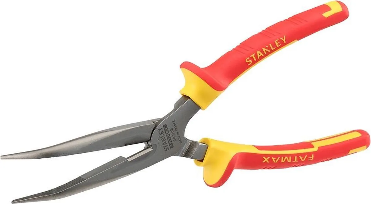 Stanley VDE 1000V Gebogen Telefoontang 200mm