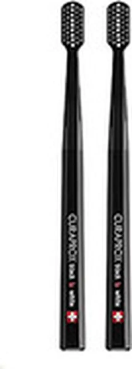 Curaprox Black is White CS5460 Tandenborstels - 2 Stuks