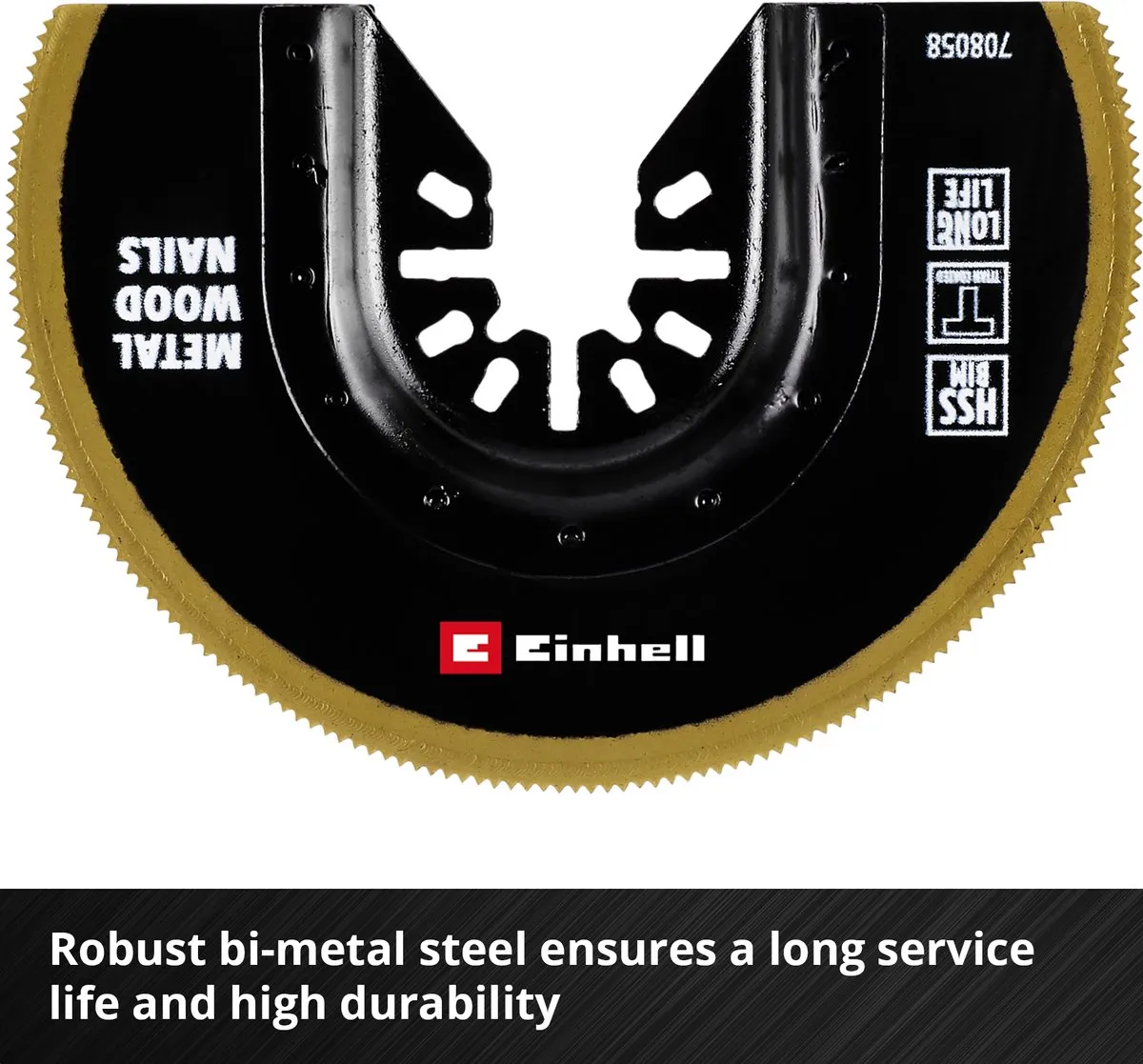 Einhell 708058 Bimetaal Invalzaagblad 88mm - Titaniumcoating