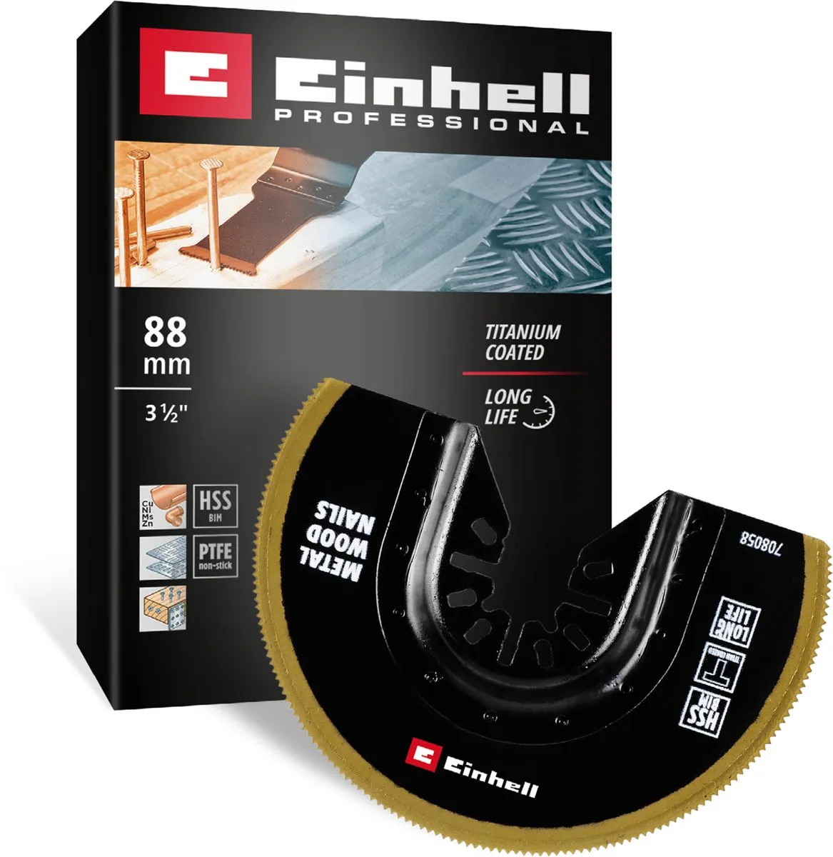 Einhell 708058 Bimetaal Invalzaagblad 88mm