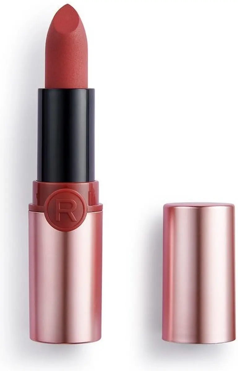 Makeup Revolution Powder Matte Lippenstift Bon Bon