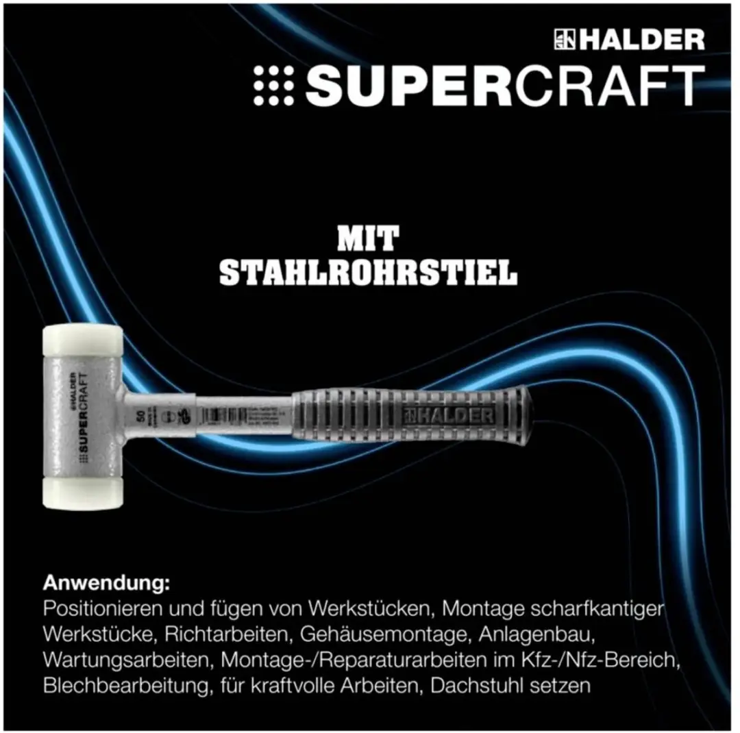 Halder SUPERCRAFT 3377 Terugslagvrije Hamer 305x115x40mm