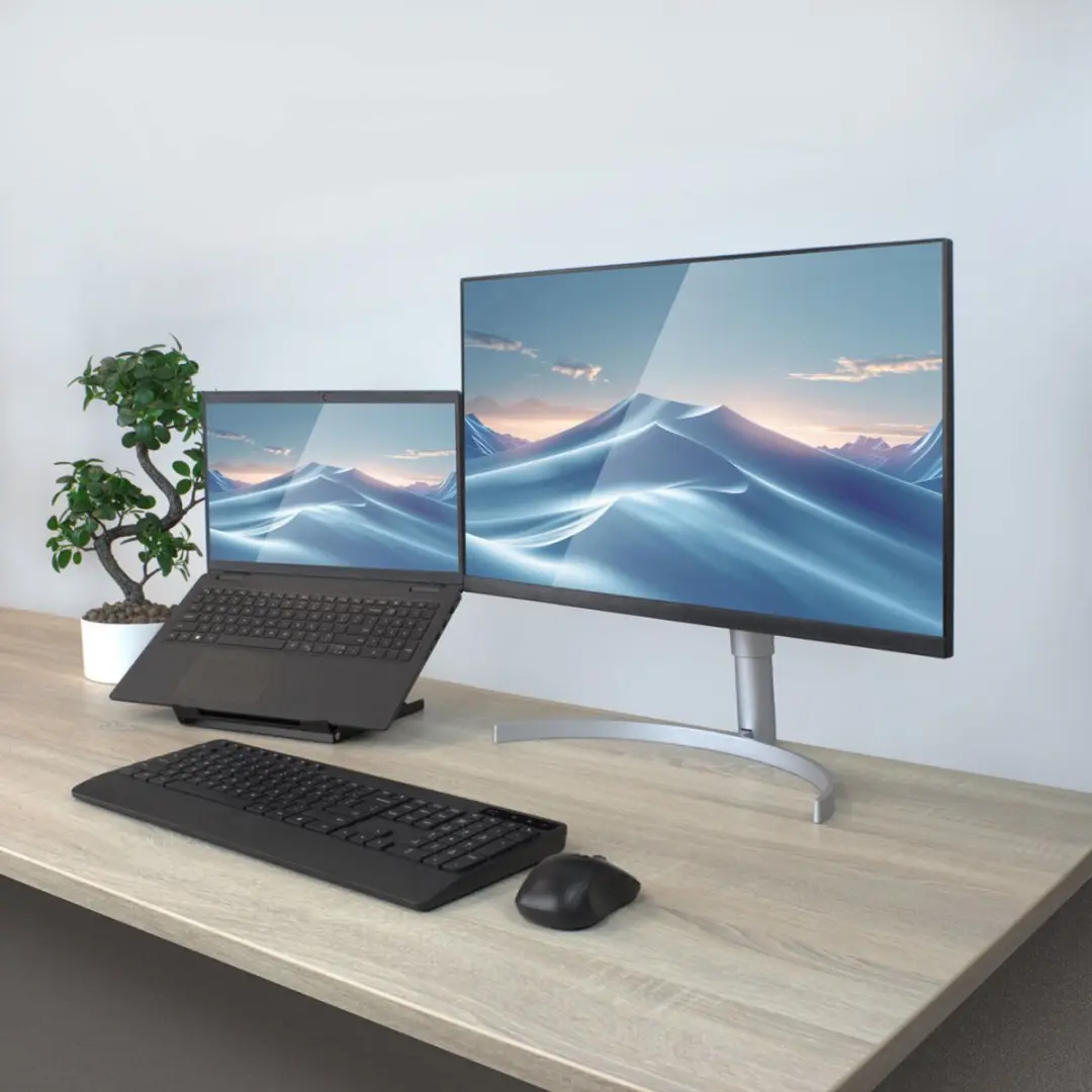 ACT AC8145 Laptopstandaard - Inklapbaar 13-15.6" - Zwart