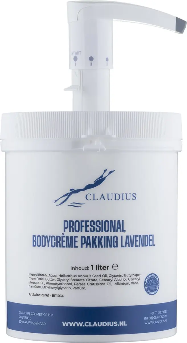 Splashbox Cosmetics Bodycrème Lavendel 1L