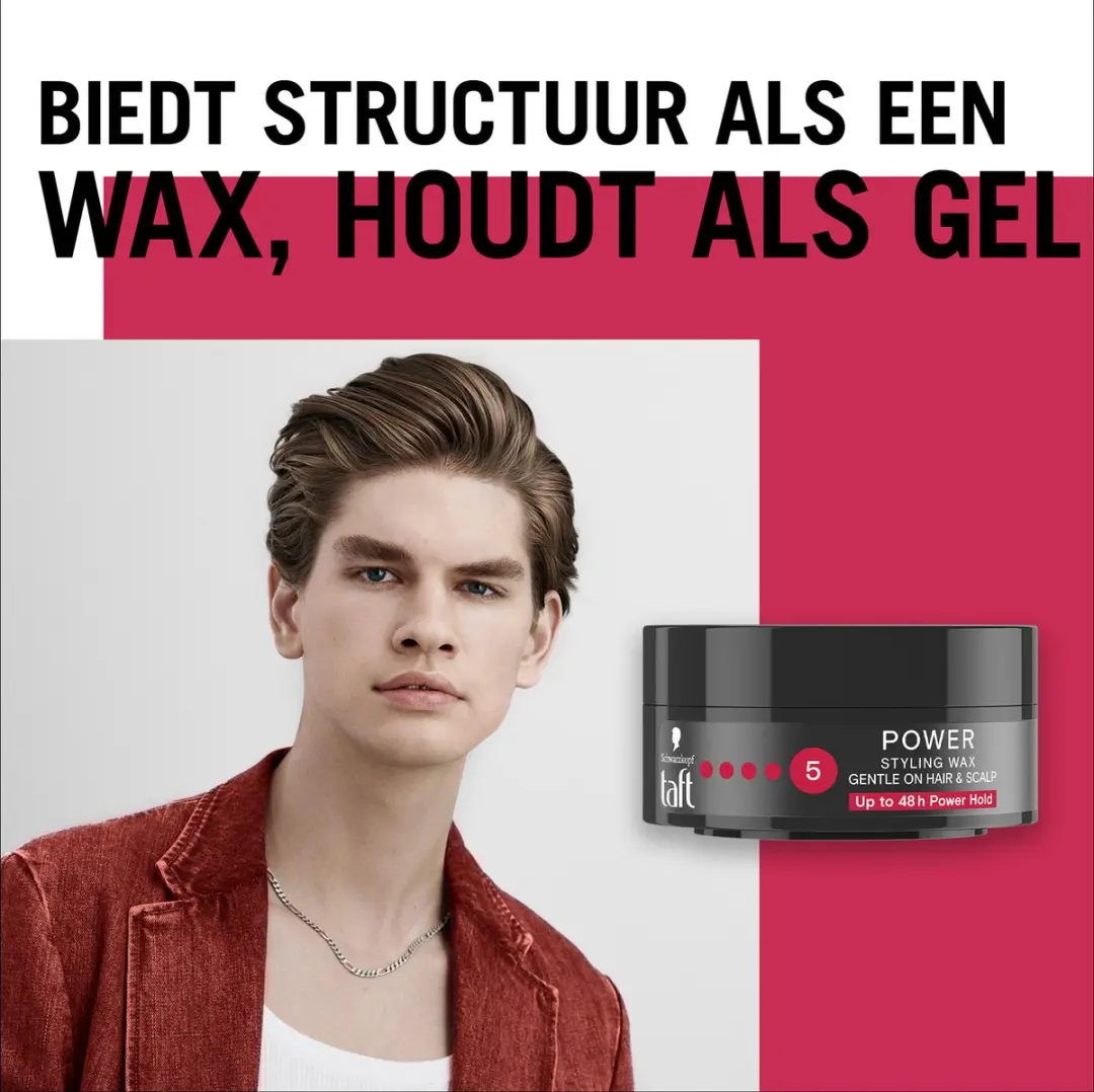 Taft Power Wax Haarwax Sterke Fixatie - 6x75ml