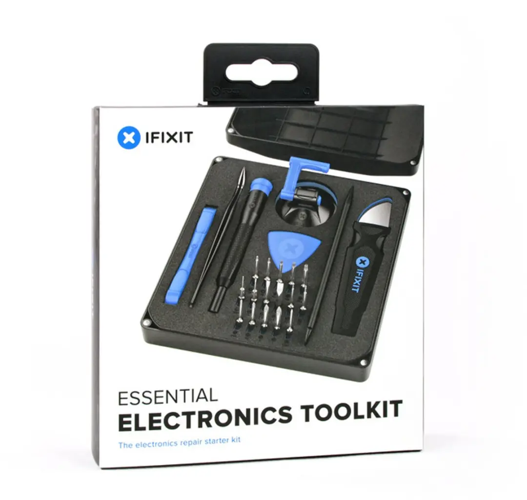 iFixit Essential Electronics Toolkit EU145348-5 - 24 Stuks - Blauw/Zwart
