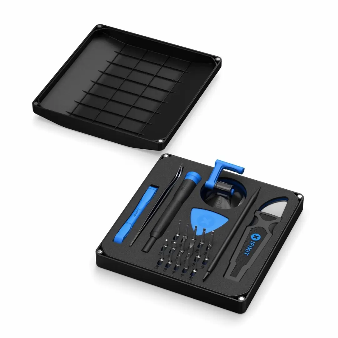 iFixit Essential Electronics Toolkit EU145348-5 - 24 Stuks - Blauw/Zwart