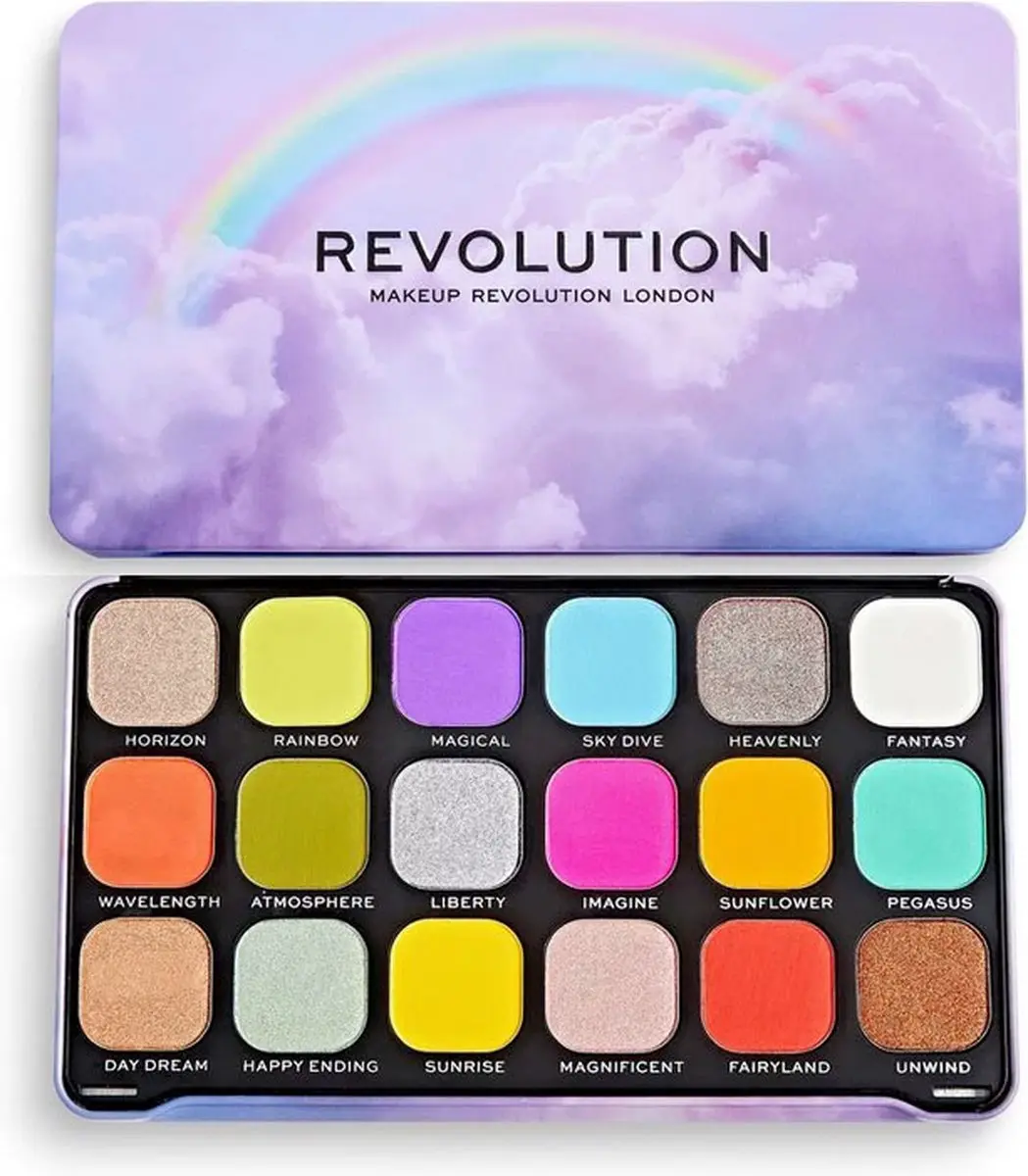 Makeup Revolution Eyeshadow Palette Rainbow - 19.8g