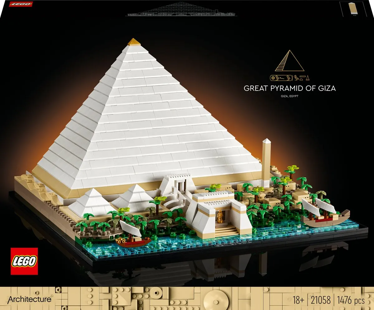 LEGO Architecture Grote Piramide van Gizeh 21058 - 1476 Stukken