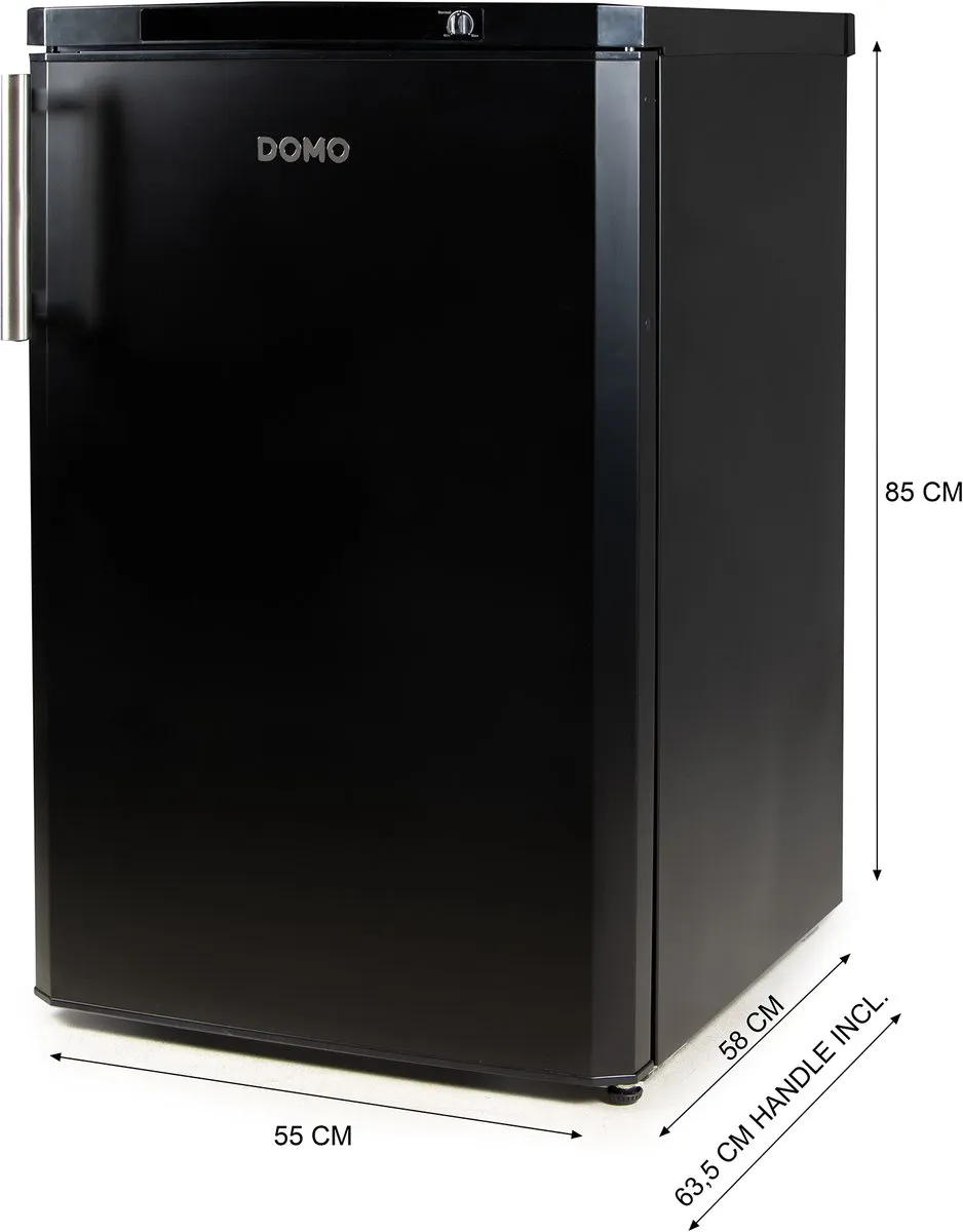 Domo DO91133F Tafelmodel Vriezer 80L - Mat Zwart - afbeelding 4 van 6