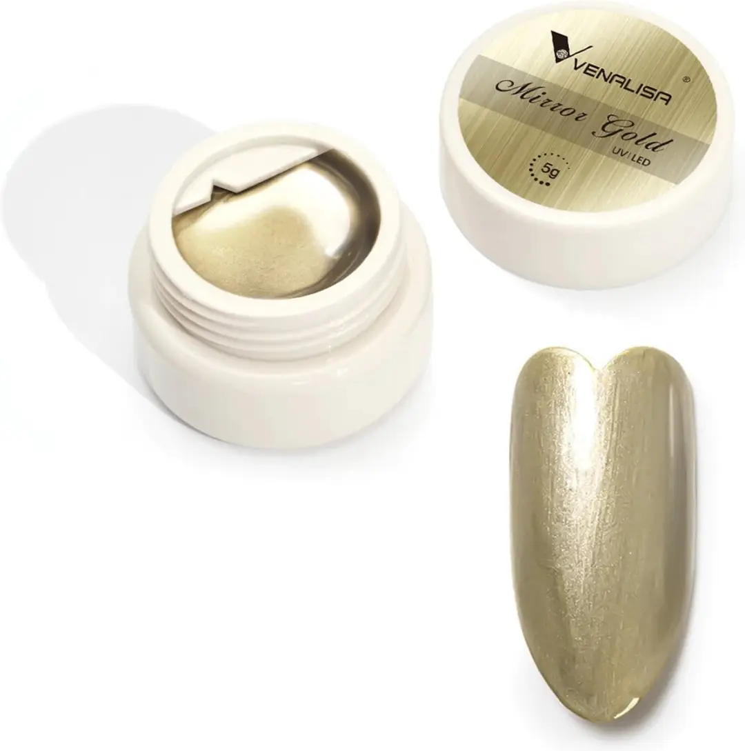 Venalisa UV Gellak Metallic Goud 5g - Zonder kwastje