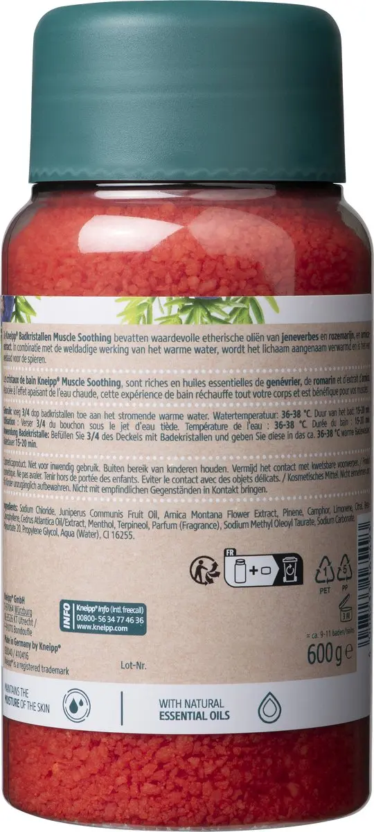 Kneipp Muscle Soothing Badzout Jeneverbes 600g
