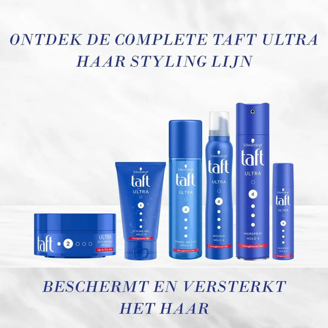 Taft Ultra Wax Structure Haarwax - 6x75ml