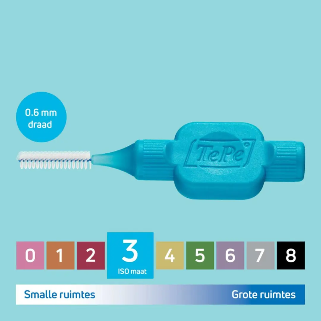 TePe Interdentale Ragers Original 0,6mm - Blauw - 36 Stuks