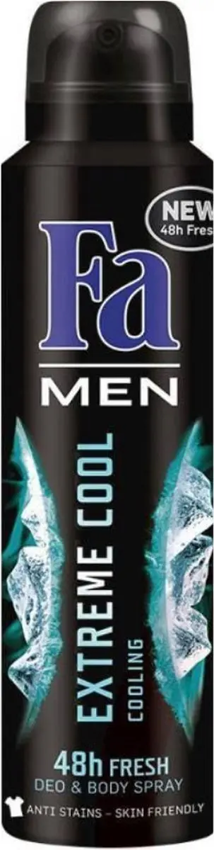 Fa Men Extreme Cool Deodorant Spray - 900ml (6x150ml)