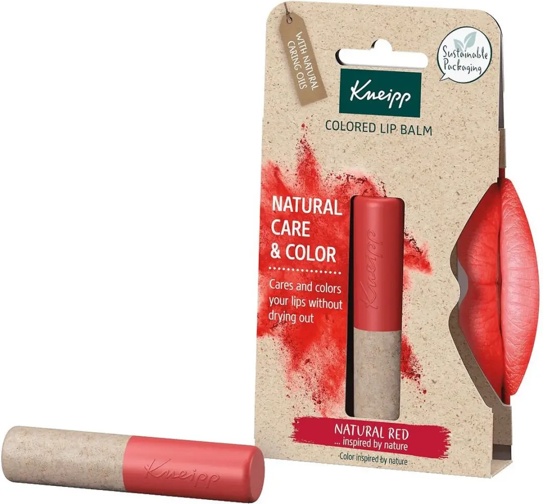 Kneipp Natural Colored Lip Balm Rood