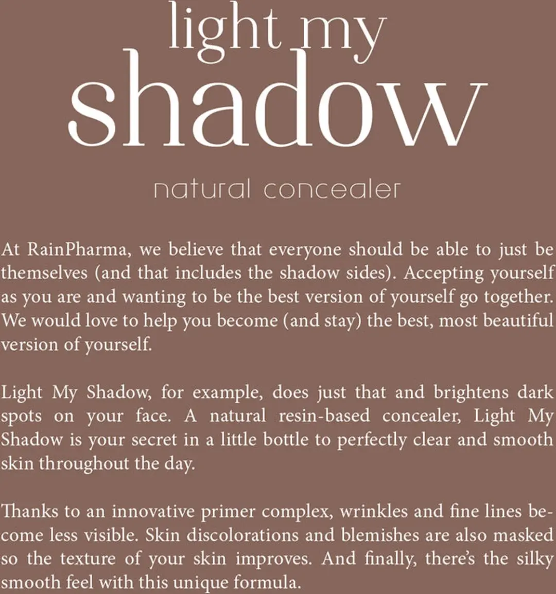 RainPharma Light My Shadow Natural Concealer Walnut 4,5ml
