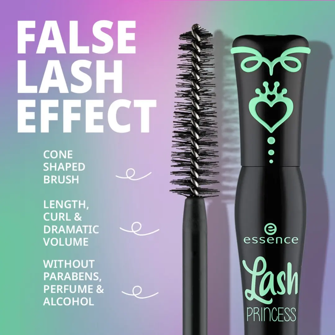 Essence Lash Princess Mascara Zwart - 3x12ml - afbeelding 6 van 6