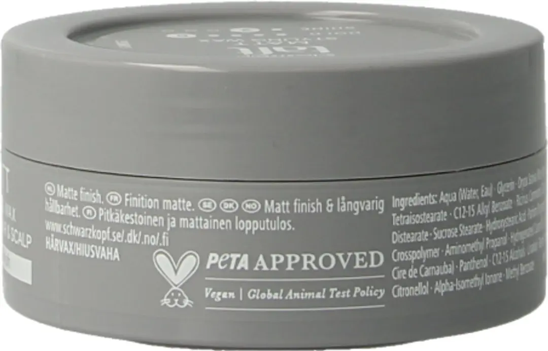 Taft Matt Finish Styling Wax 75ml