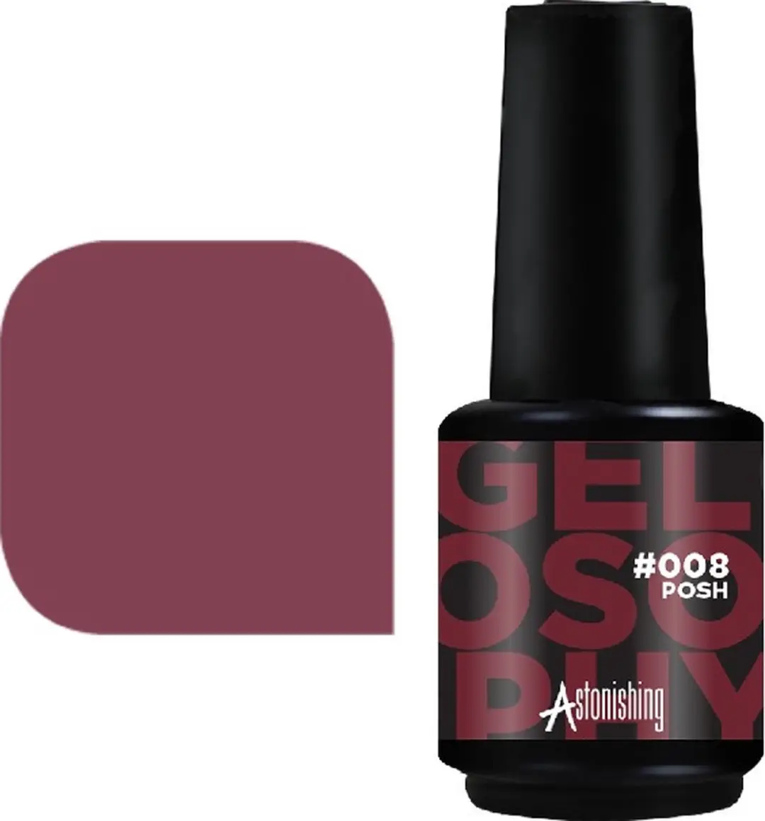 Astonishing #008 Posh Oogschaduw 15ml - Zwart