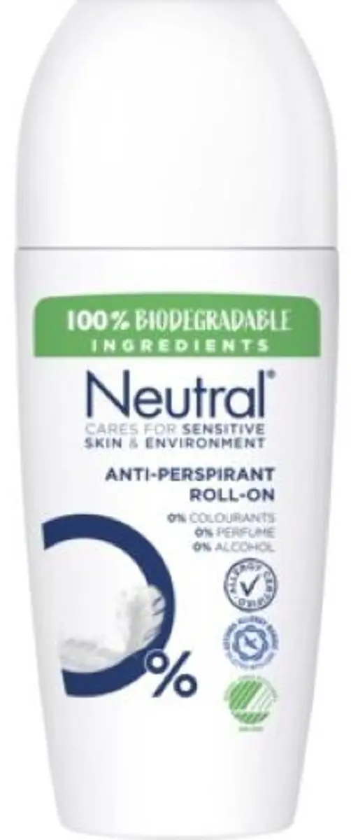 Neutral Deodorant Roller Sensitive Skin 250ml - 5 Stuks - afbeelding 3 van 5