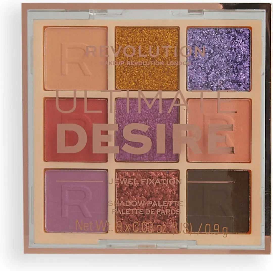 Makeup Revolution Ultimate Desire Jewel Fixation Oogschaduw Palette - 9 Kleuren