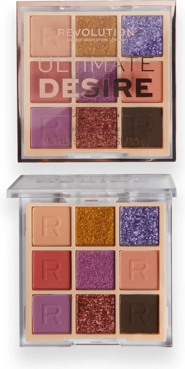 Makeup Revolution Ultimate Desire Jewel Fixation Oogschaduw Palette - 9 Kleuren
