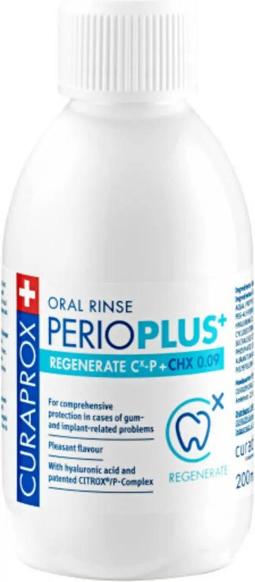 Curaprox Perio Plus+ Regenerate Mondspoeling CHX 0.09% 200ml