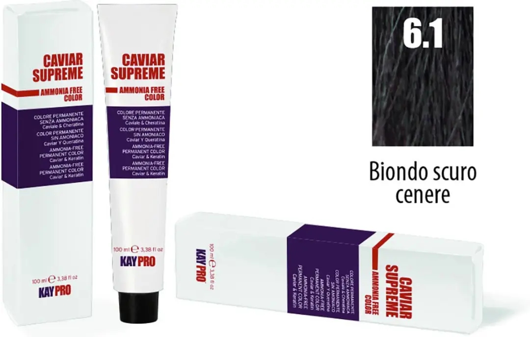 KayPro Caviar Supreme 6.1 Haarkleuring 100ml - Donker Blond