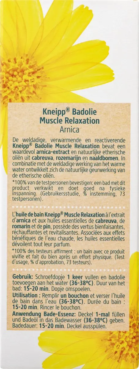 Kneipp Muscle Relaxation Badolie 100ml