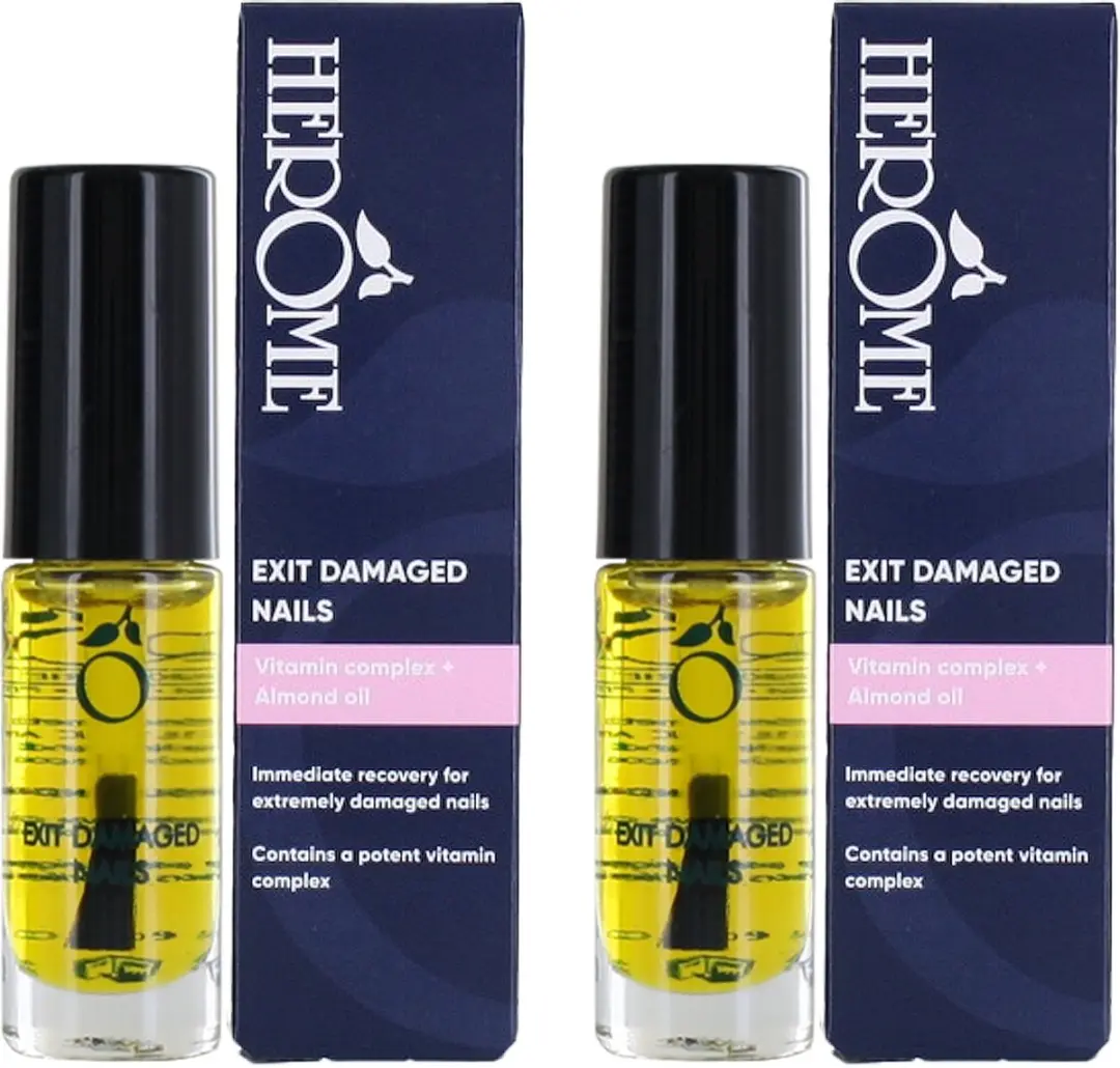 Herome Exit Damaged Nails Nagelolie 2x7ml