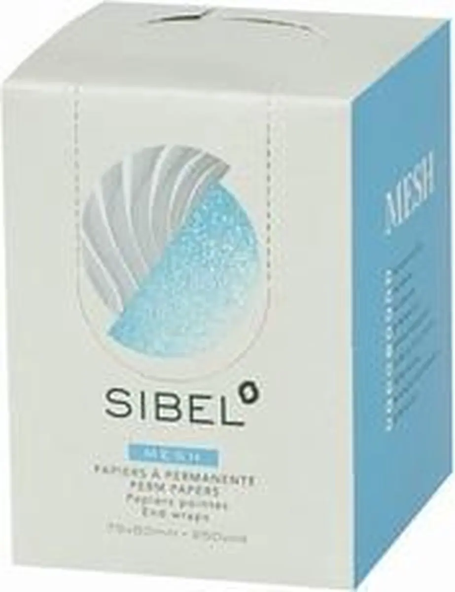 Sibel Hair Mesh Permanentpapier 75x50mm - 250 Stuks