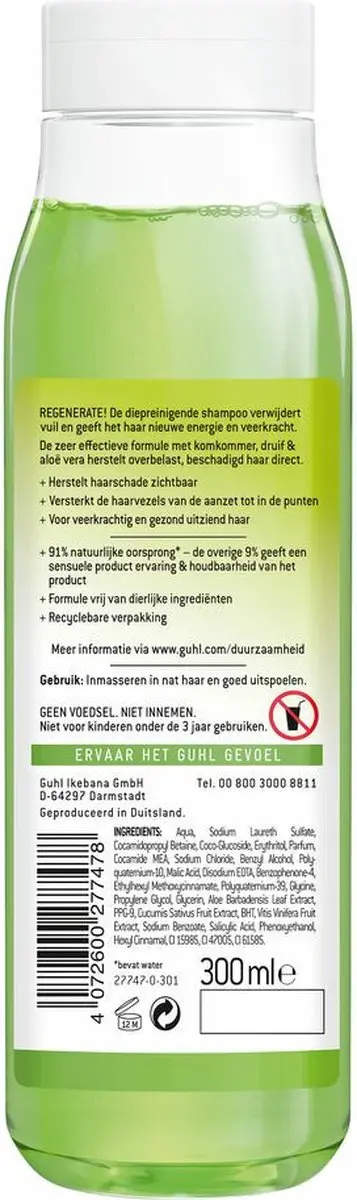 Guhl Happy Vibes Shampoo Regenerate 300ml