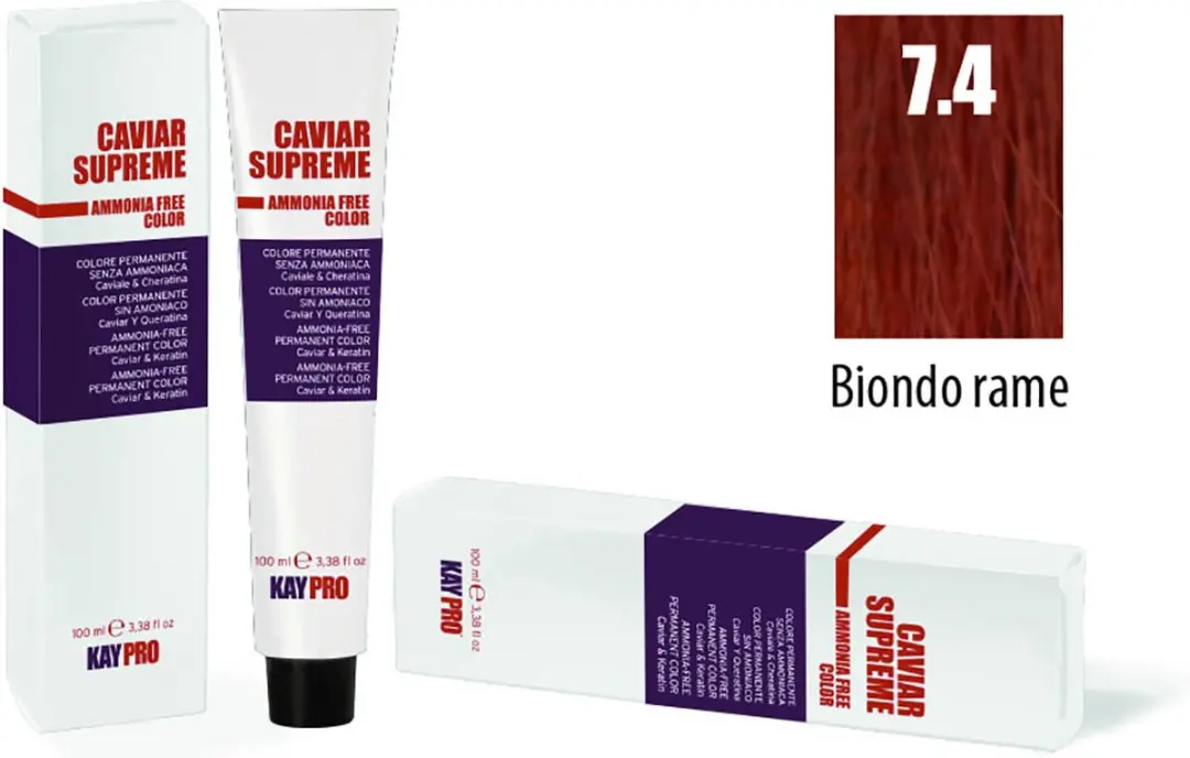 KayPro Caviar Supreme 7.4 Permanent Haarkleuring 100ml - Blond