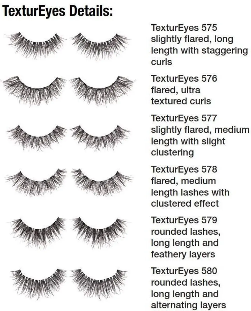 Ardell Textureyes 578 Lashes - Zwart